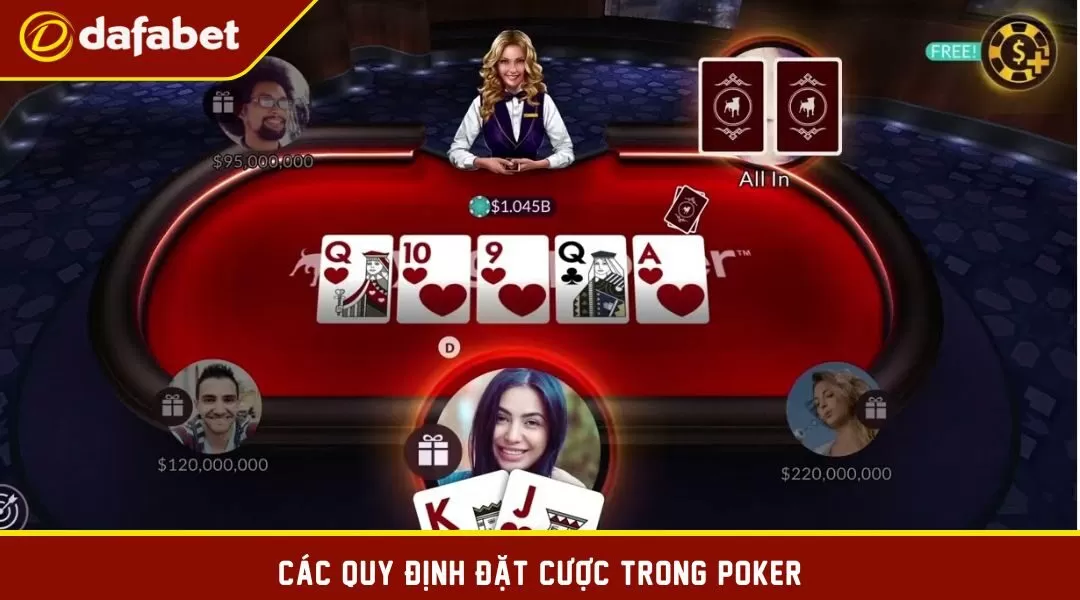 Các quy định đặt cược trong Poker