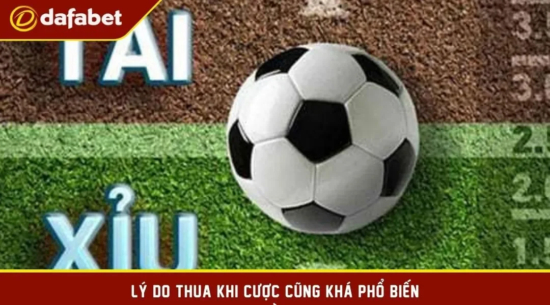 Lý do thua khi cược cũng khá phổ biến