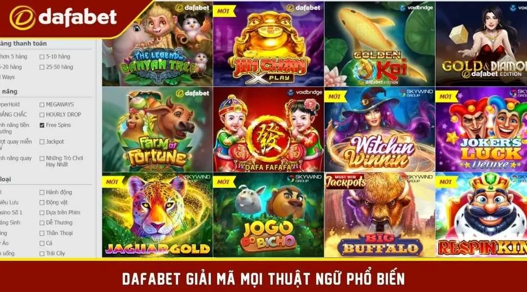 Dafabet giải mã mọi thuật ngữ phổ biến