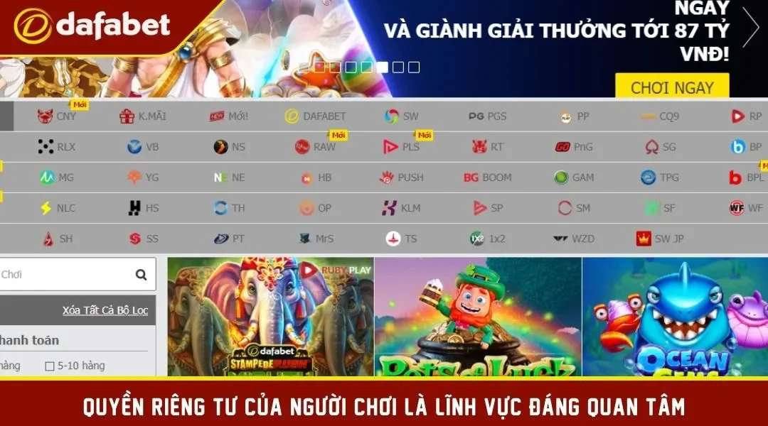 Quyền riêng tư của người dùng là lĩnh vực đáng quan tâm