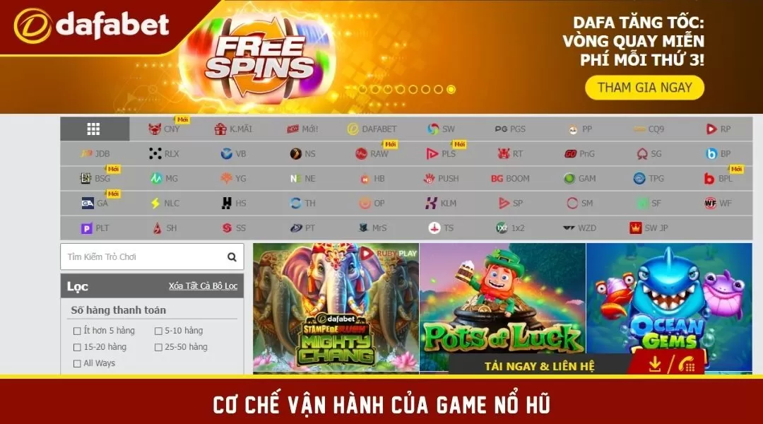 Cơ chế vận hành game nổ hũ